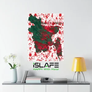 BD Map10 | (8inX6in) JULY Revolution 2024 Wall Canvas