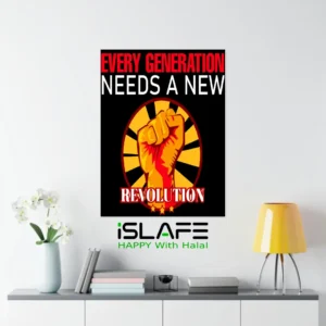 Every generation needs a new revolution 21 | (8inX6in) JULY Revolution 2024 Wall Canvas