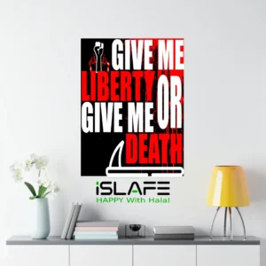 Give Me Liberty or Give Me Death5 | (8inX6in) JULY Revolution 2024 Wall Canvas