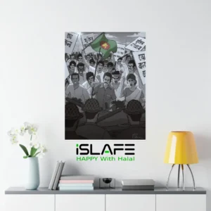 July 2024 42 | (8inX6in) JULY Revolution 2024 Wall Canvas