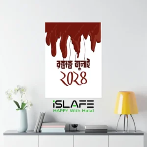 Roktakto july 2024 | (8inX6in) JULY Revolution 2024 Wall Canvas